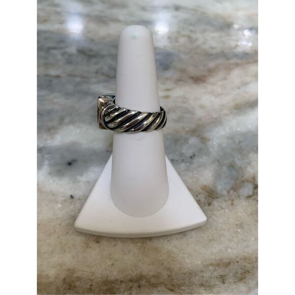 .925 Peridot Stone Sterling Silver Ring #august birthstone - Picture 4 of 7